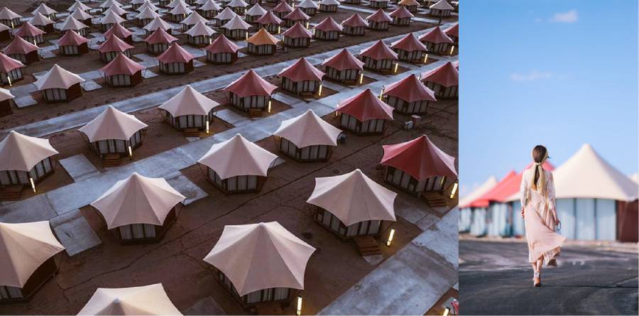 疗愈花园概念延伸——引入芳香疗法的身心健康主题户外酒店帐篷设计