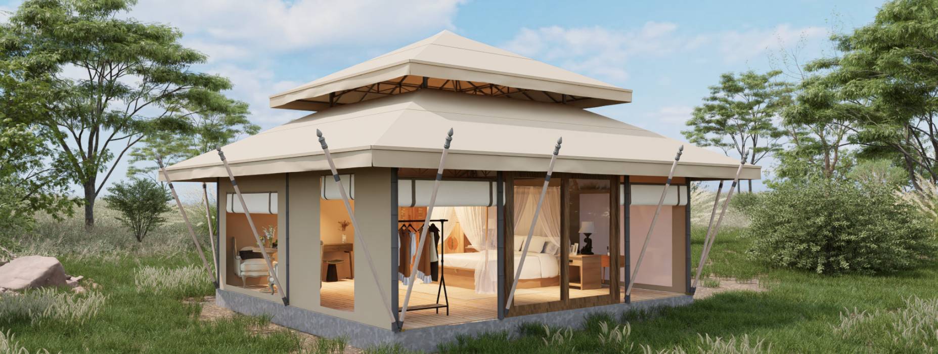 阳谷县户外野奢帐篷